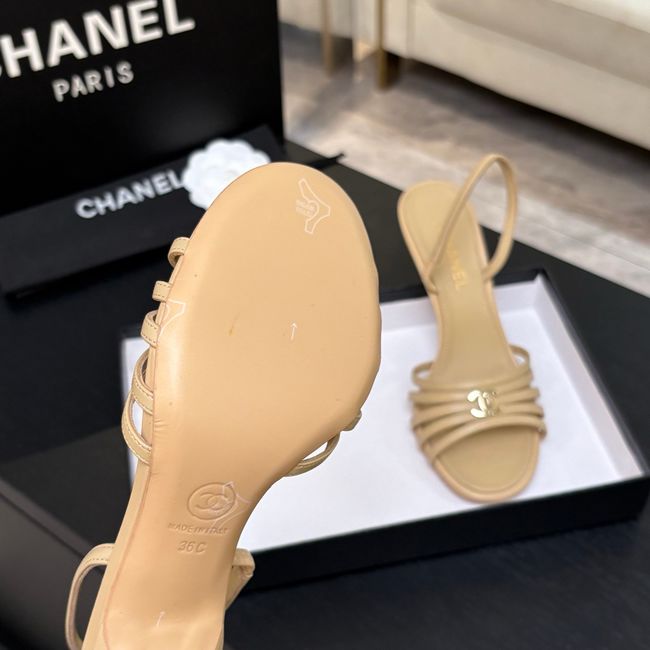 Chanel Slingbacks Lambskin heels 9CM 64125-2