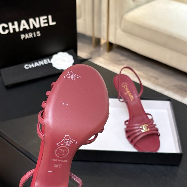 Chanel Slingbacks Lambskin heels 9CM 64125-4