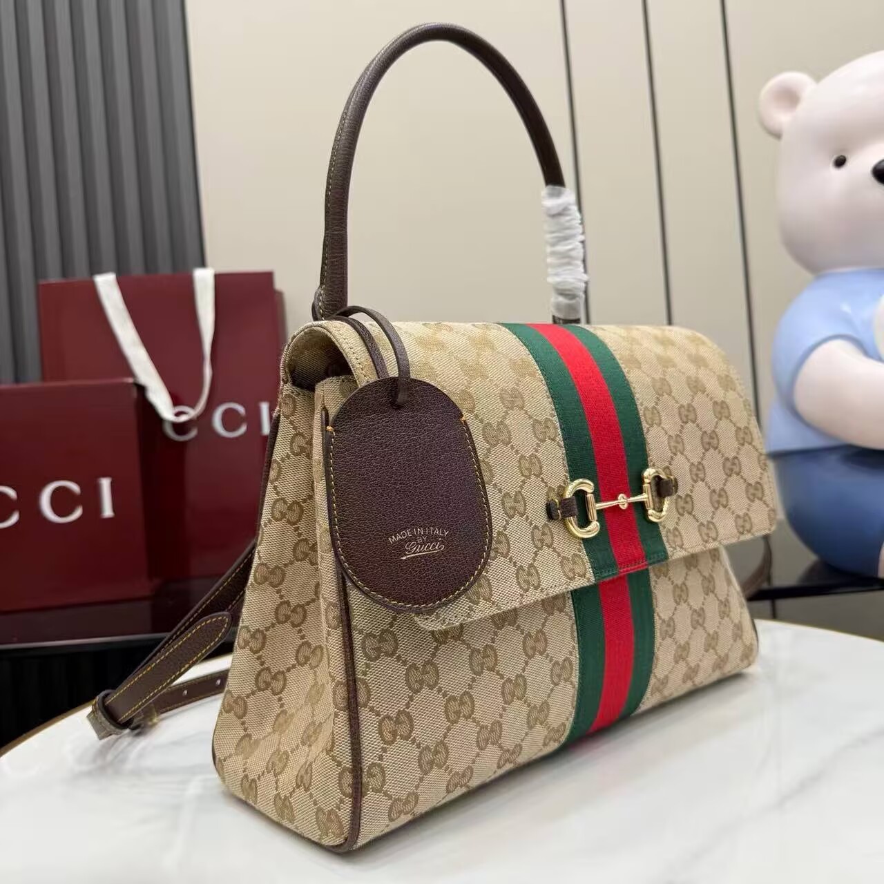 Gucci Top Handle Tote Bag 874748 Brown Gucci Top Handle Tote Bag 874748 Brown