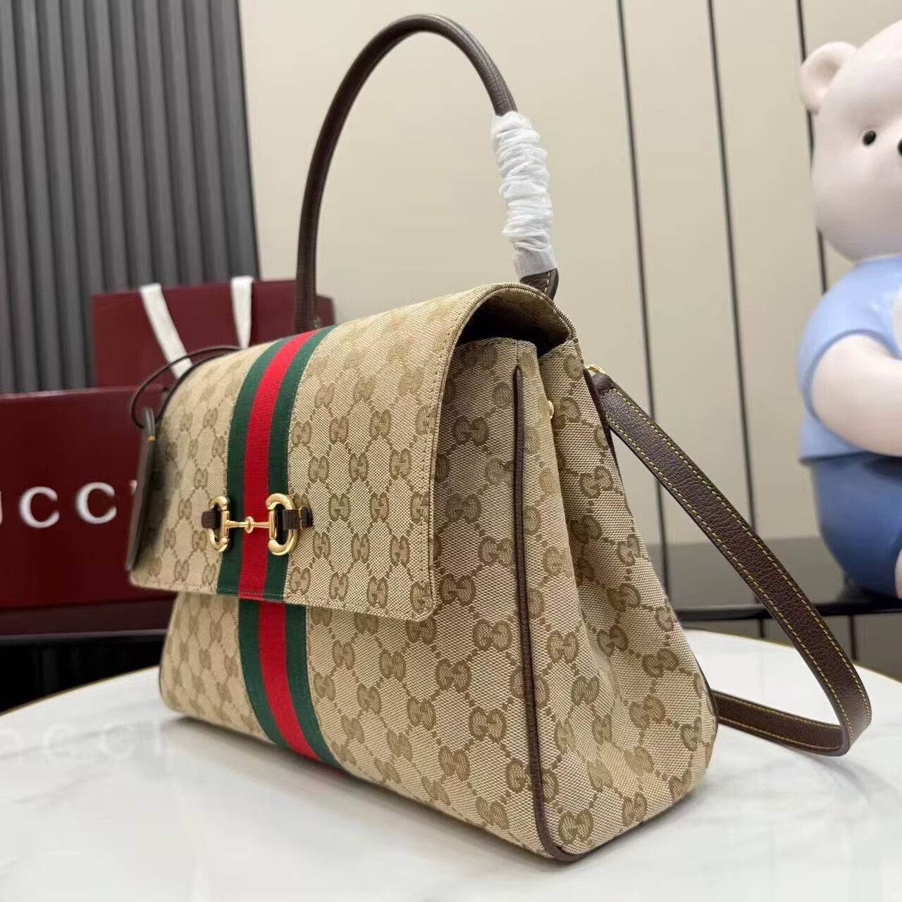 Gucci Top Handle Tote Bag 874748 Brown Gucci Top Handle Tote Bag 874748 Brown