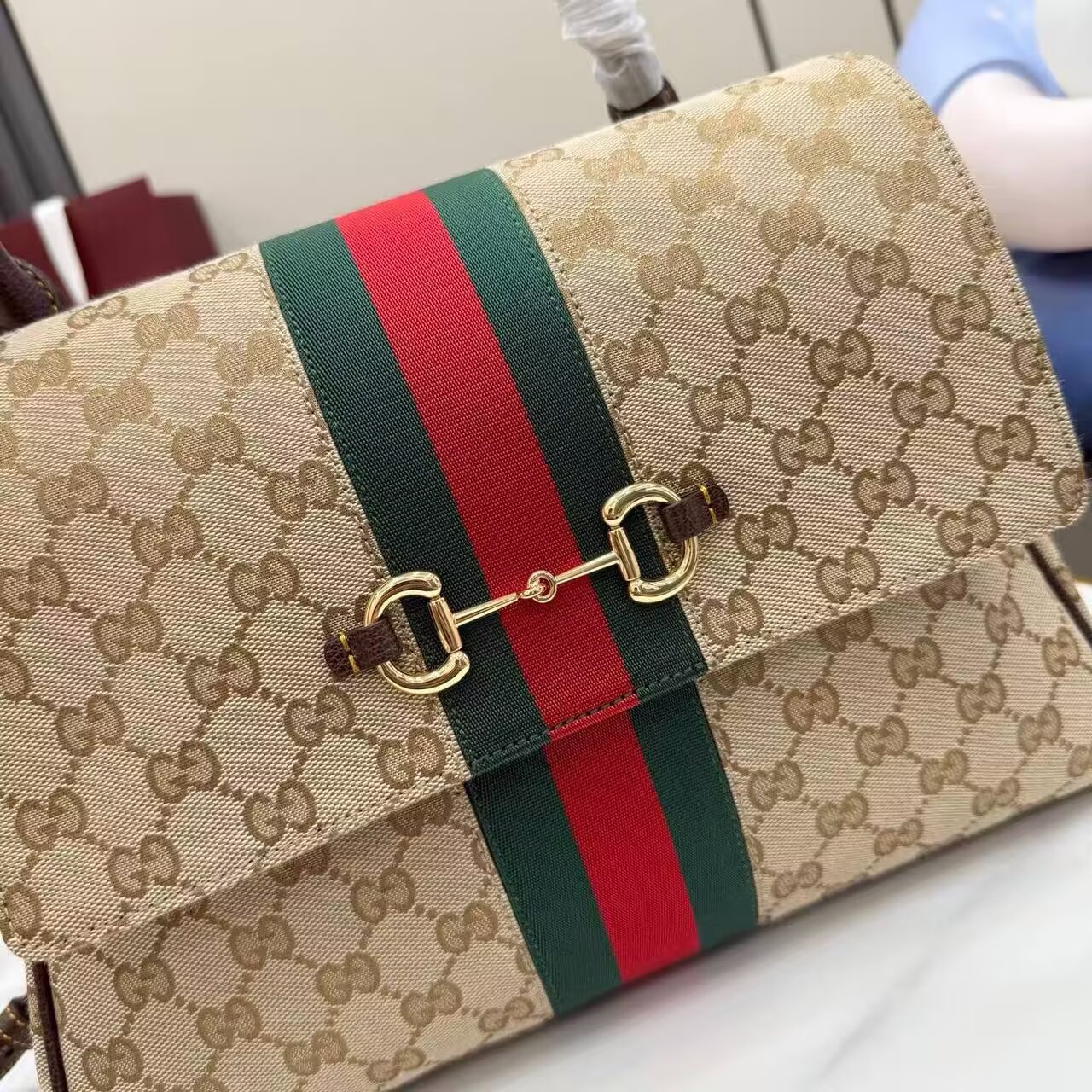 Gucci Top Handle Tote Bag 874748 Brown Gucci Top Handle Tote Bag 874748 Brown