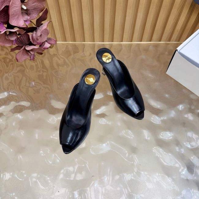 Saint Laurent BABYLONE mules in smooth leather 64127-1
