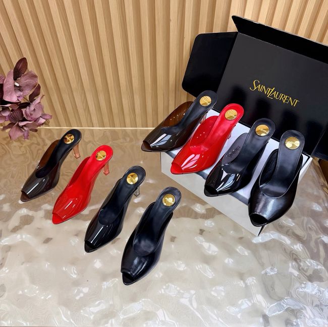 Saint Laurent SABRINA mules in TPU 64127-2