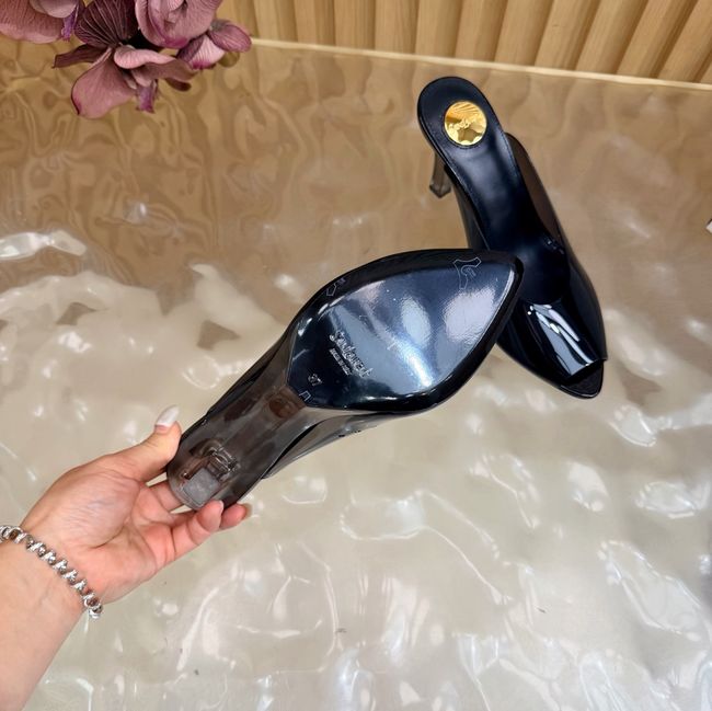Saint Laurent SABRINA mules in TPU 64127-4