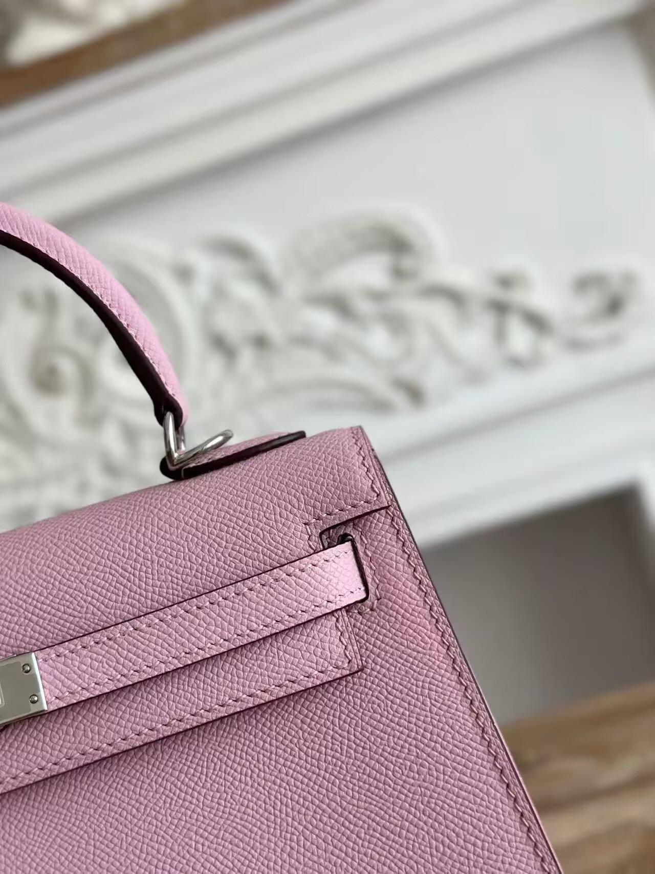 Hermes Kelly Espom Leather KL28 Light Purple Hermes Kelly Espom Leather KL28 Light Purple