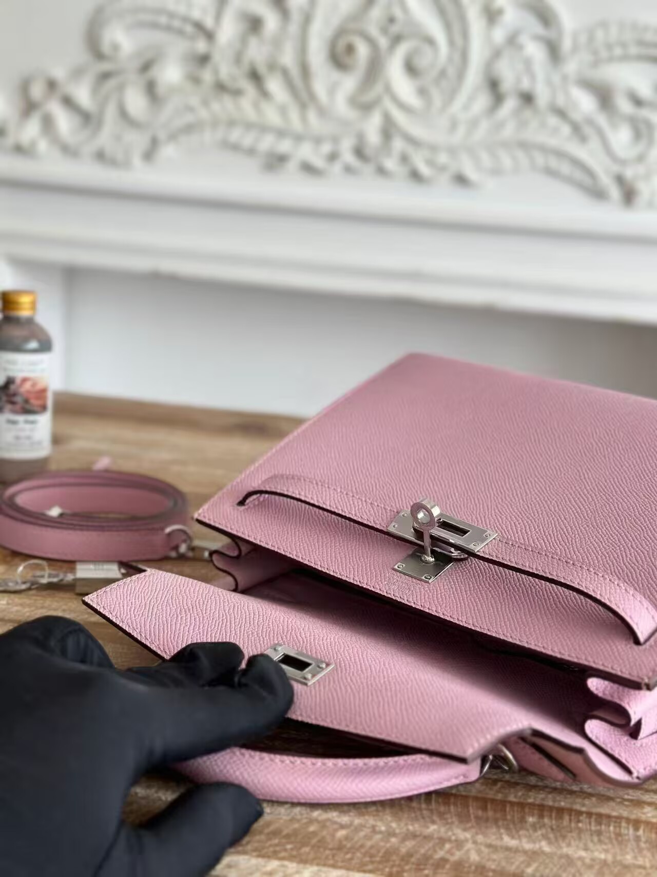 Hermes Kelly Espom Leather KL28 Light Purple Hermes Kelly Espom Leather KL28 Light Purple