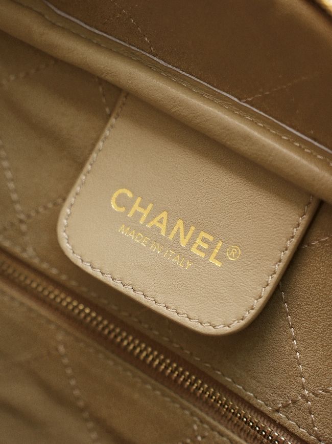 Chanel Large Bowling Bag AS6211 dark brown