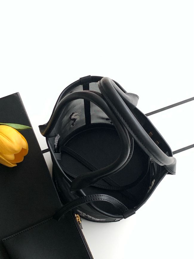 Chanel Large Bucket Bag AS6189 Transparent & black