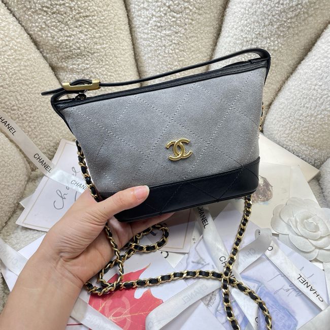 Chanel Shoulder Bag AS5187 gray