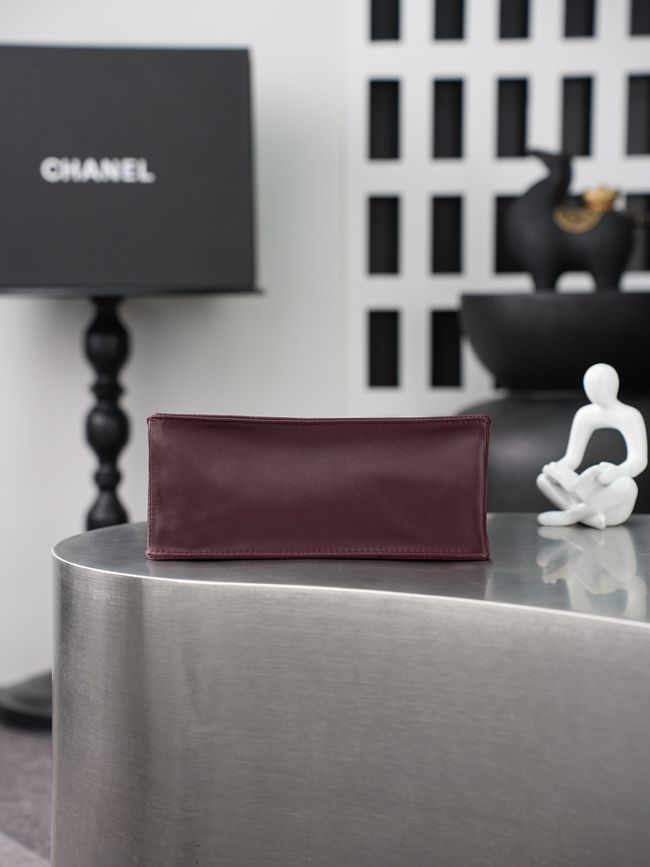 Chanel Small Shopping Bag AS6452 Dark Burgundy Chanel Small Shopping Bag AS6452 Dark Burgundy