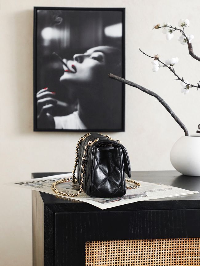 Chanel 2.55 Handbag AS6449 black