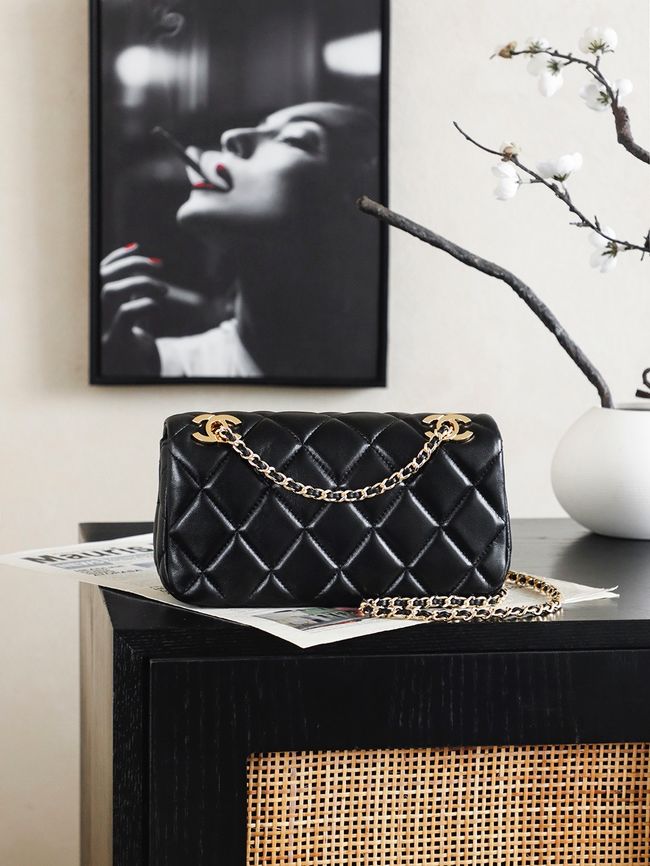 Chanel 2.55 Handbag AS6449 black