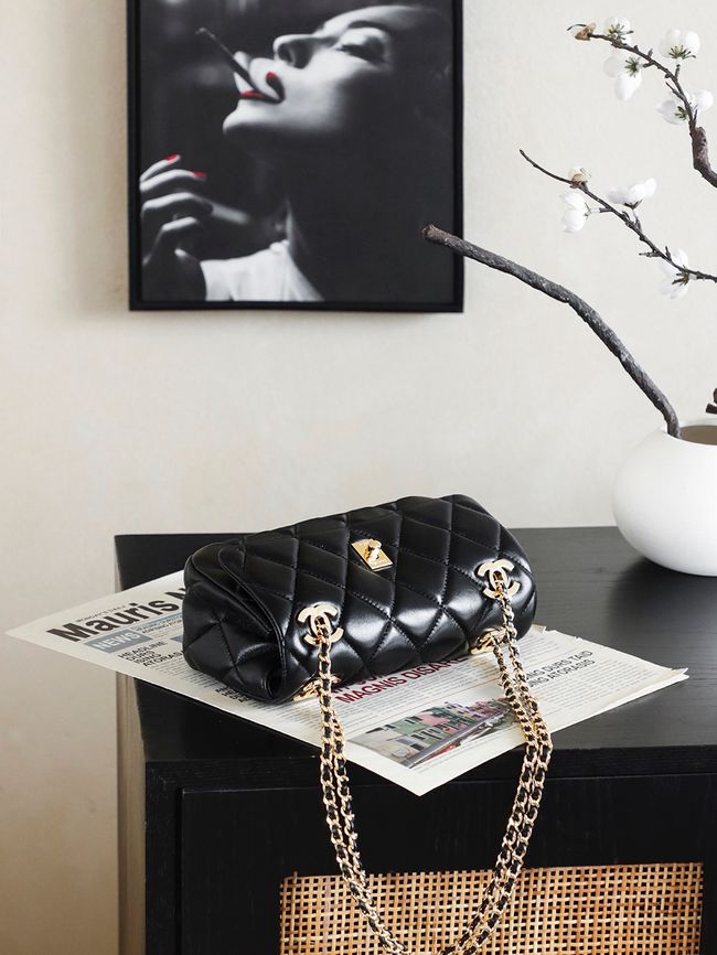 Chanel 2.55 Handbag AS6449 black