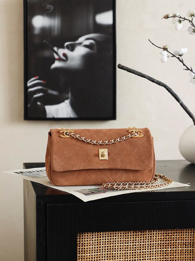 Chanel 2.55 Handbag AS6449 camel