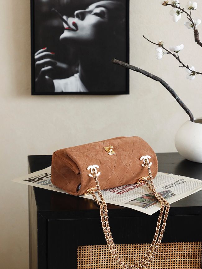Chanel 2.55 Handbag AS6449 camel