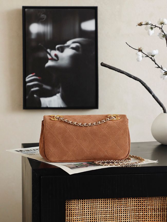 Chanel 2.55 Handbag AS6449 camel