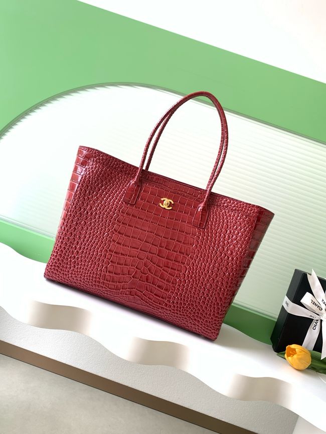 Chanel Large Shopping Bag AS6239 Burgundy