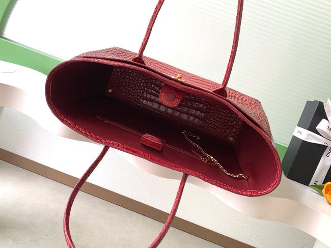 Chanel Large Shopping Bag AS6239 Burgundy