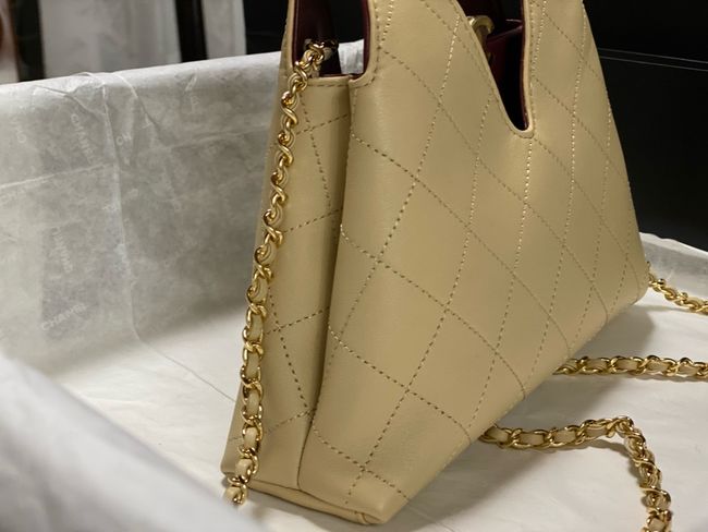 Chanel Small Shopping Bag AS6392 Apricot Chanel Small Shopping Bag AS6392 Apricot
