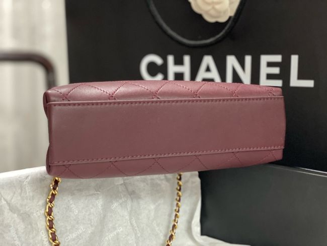 Chanel Small Shopping Bag AS6392 Burgundy