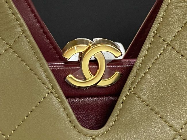 Chanel Small Shopping Bag AS6392 khaki