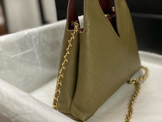 Chanel Small Shopping Bag AS6392 khaki