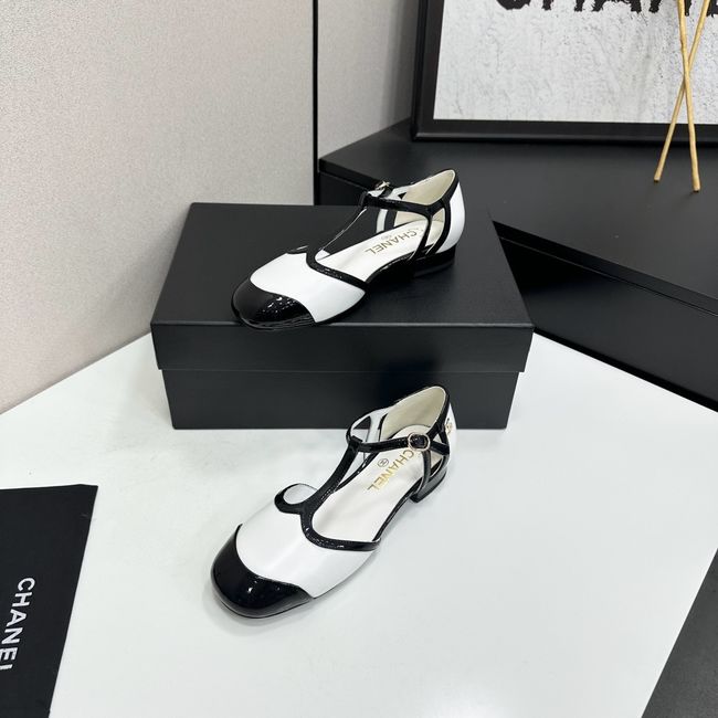 Chanel Mary Janes Lambskin 64151-6