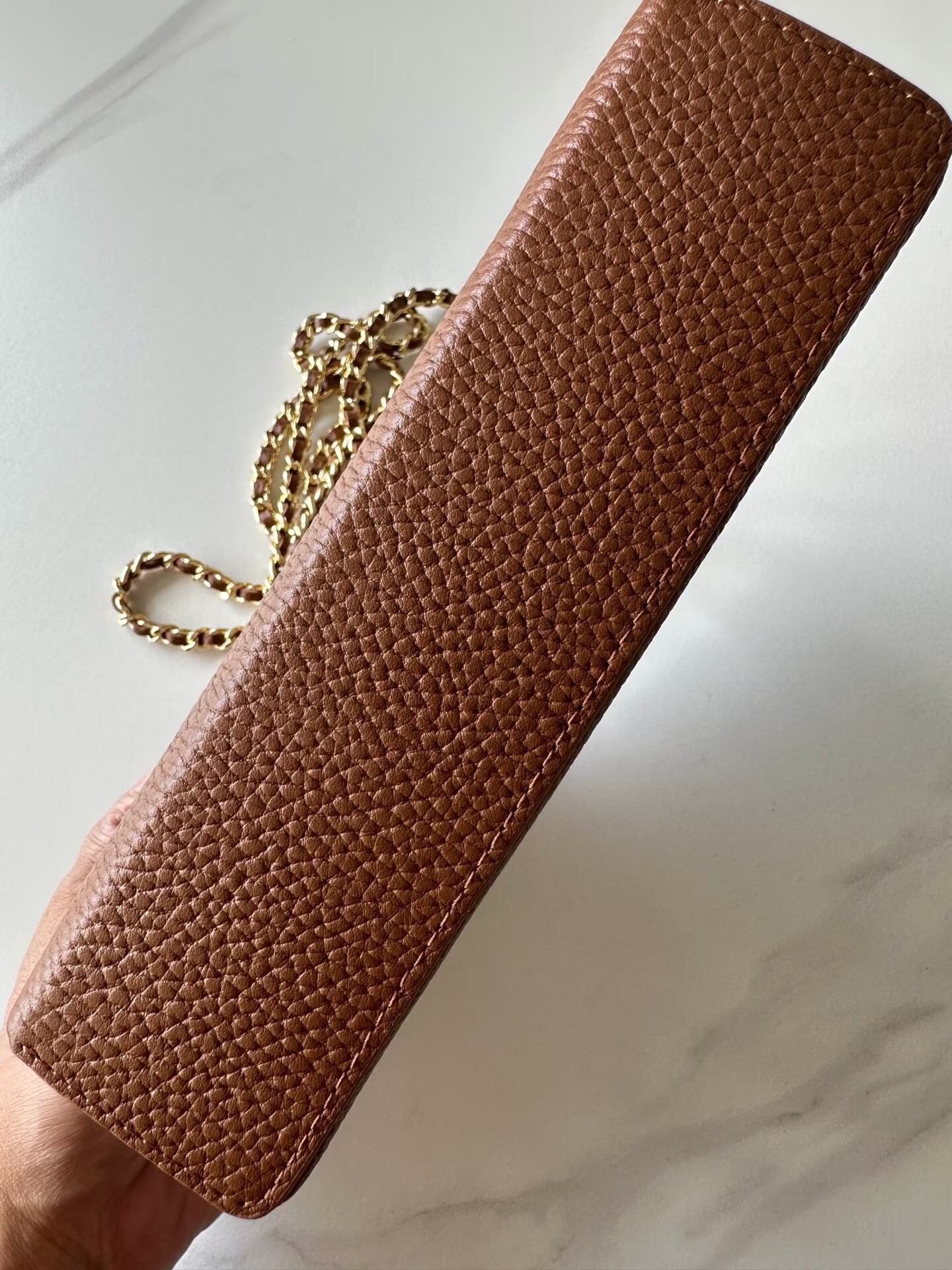 Chanel Vanity With Chain AP5346 Brown Chanel Vanity With Chain AP5346 Brown