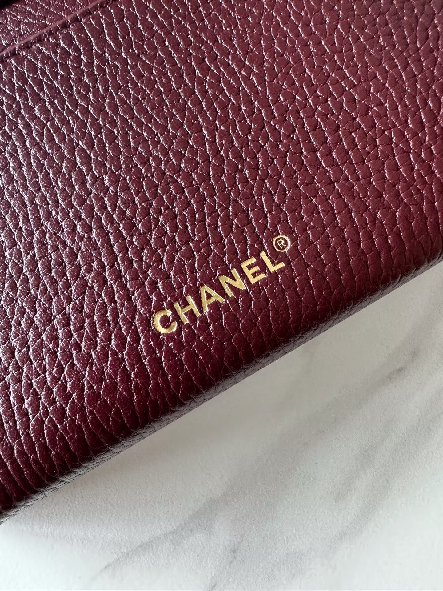 Chanel Vanity With Chain AP5346 Burgundy