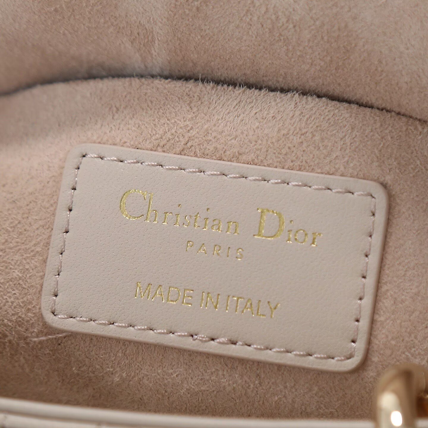 Dior Small Lady D-Joy Bag Metallic Cannage Calfskin M0613 Beige Dior Small Lady D-Joy Bag Metallic Cannage Calfskin M0613 Beige