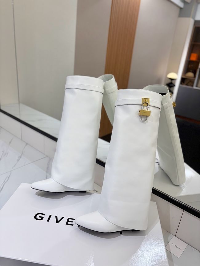Givenchy High Boots Calfskin Heel 8.5CM 64150-1