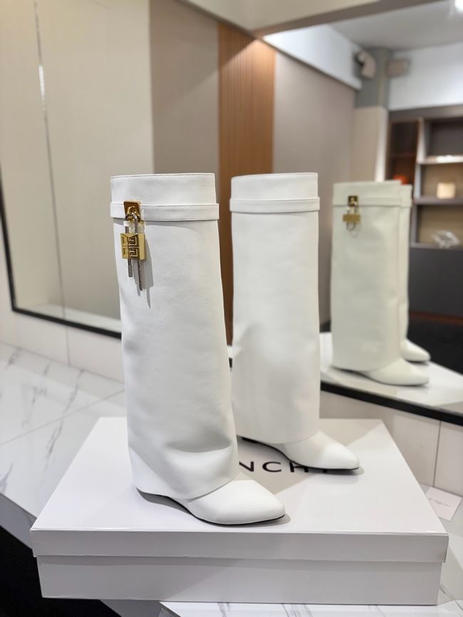 Givenchy High Boots Calfskin Heel 8.5CM 64150-1