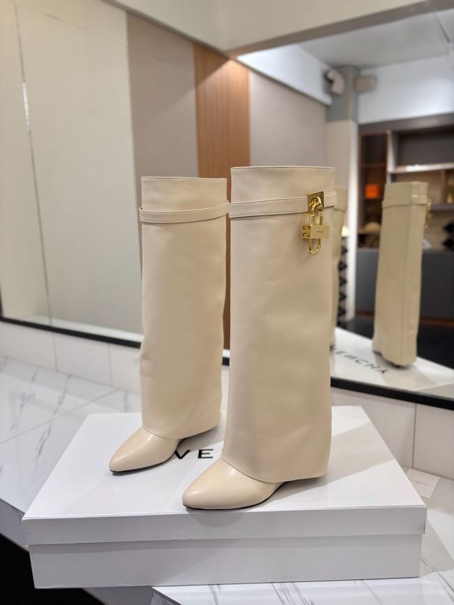 Givenchy High Boots Calfskin Heel 8.5CM 64150-2