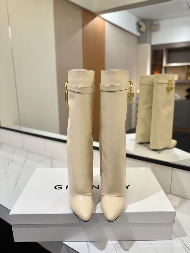 Givenchy High Boots Calfskin Heel 8.5CM 64150-2