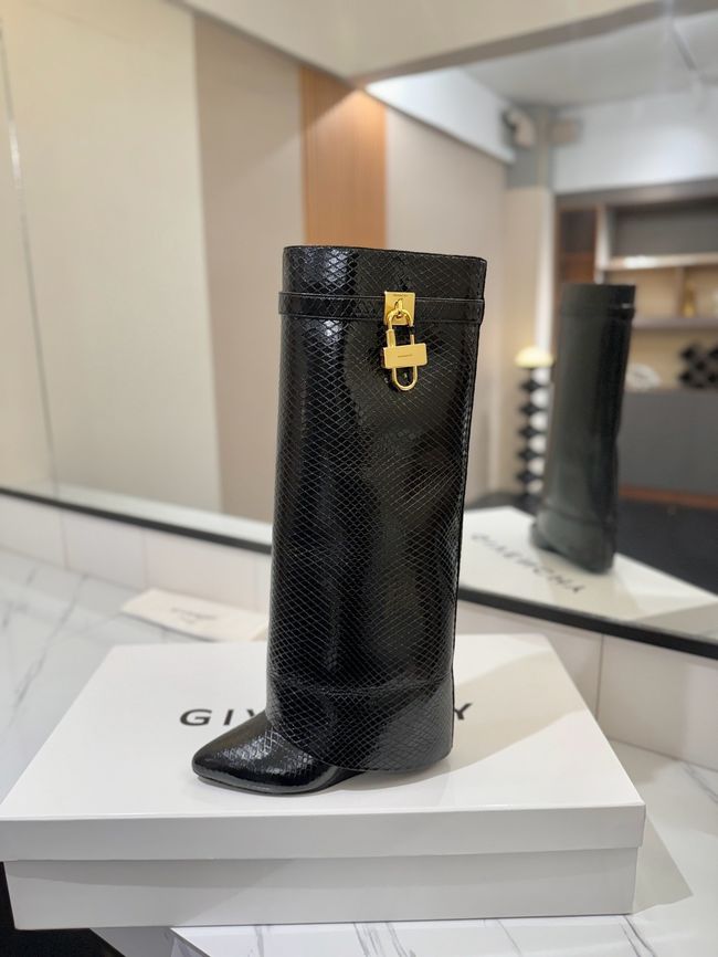 Givenchy High Boots Calfskin Heel 8.5CM 64150-4
