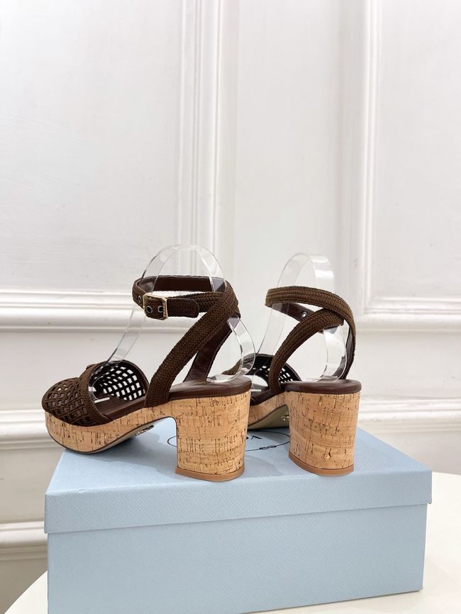 Prada Rubber platform sandals 1X267O-1