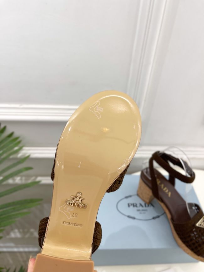 Prada Rubber platform sandals 1X267O-1