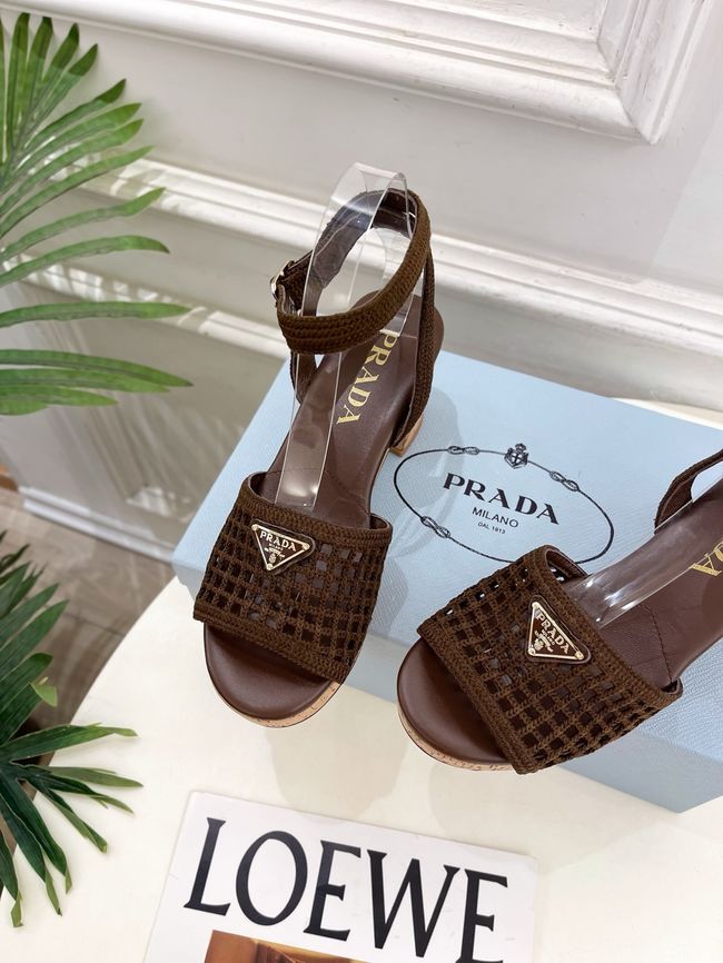 Prada Rubber platform sandals 1X267O-1