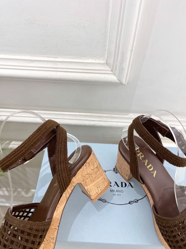 Prada Rubber platform sandals 1X267O-1