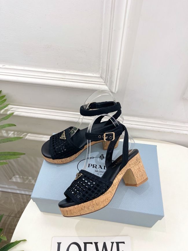 Prada Rubber platform sandals 1X267O-4