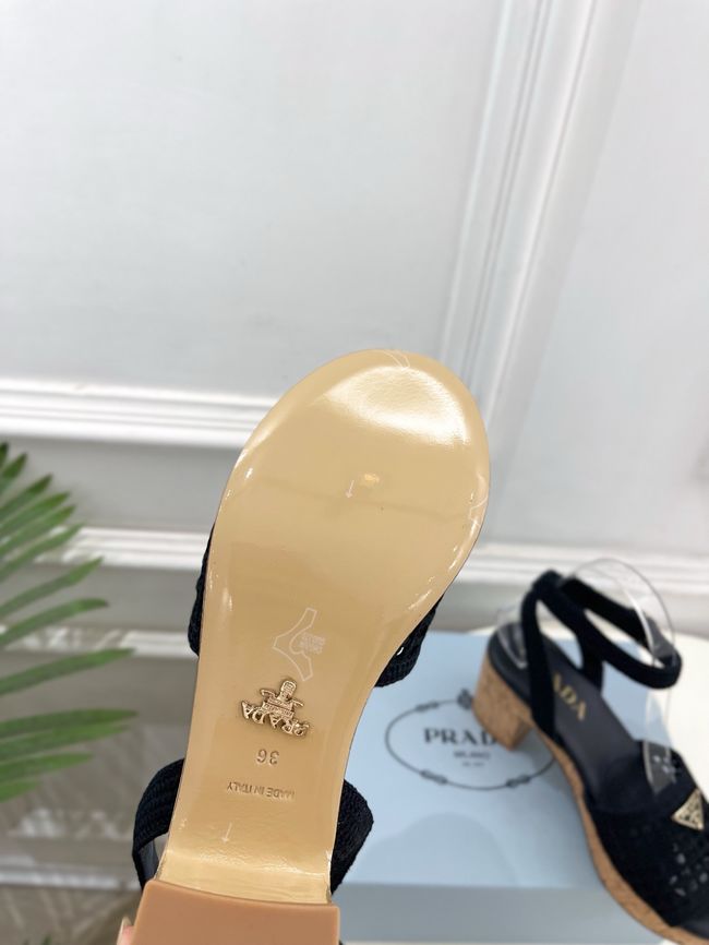 Prada Rubber platform sandals 1X267O-4