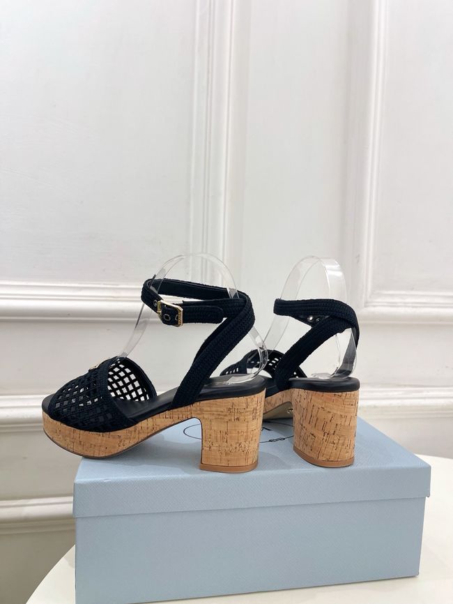 Prada Rubber platform sandals 1X267O-4