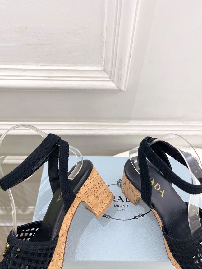 Prada Rubber platform sandals 1X267O-4