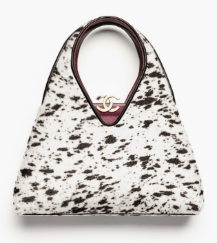 Chanel Small Shopping Bag AS6392 White & Black