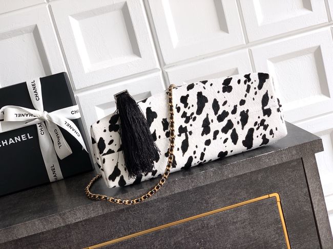 Chanel Small Shopping Bag AS6392 White & Black Chanel Small Shopping Bag AS6392 White & Black