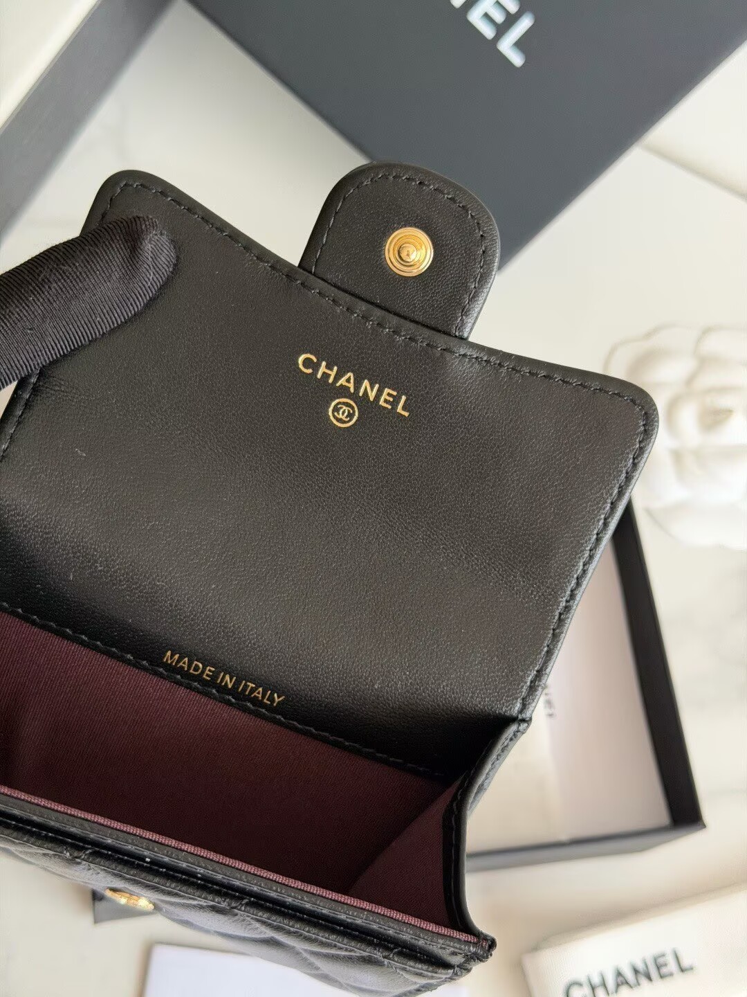 Chanel Original Leather Wallet AP264 Black