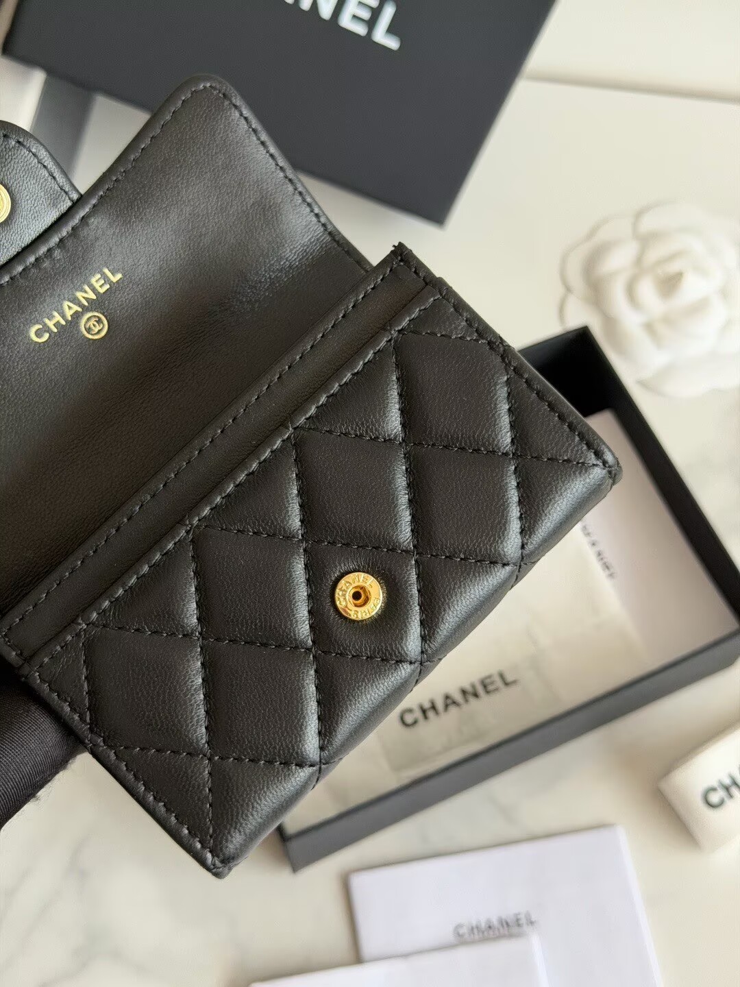 Chanel Original Leather Wallet AP264 Black