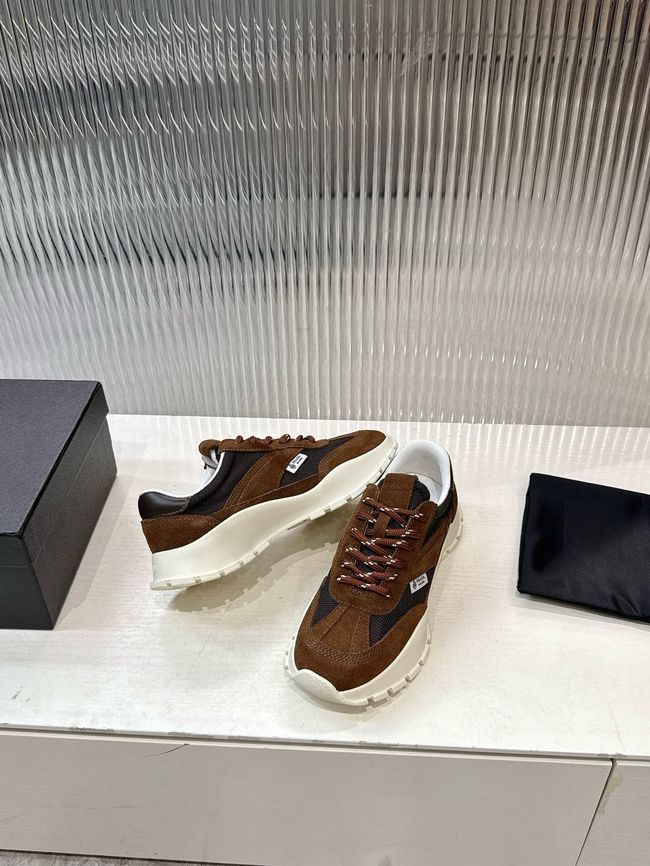 Prada Mesh fabric and suede sneakers 1E503O-3