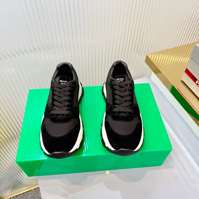 Prada Mesh fabric and suede sneakers 1E506O-2