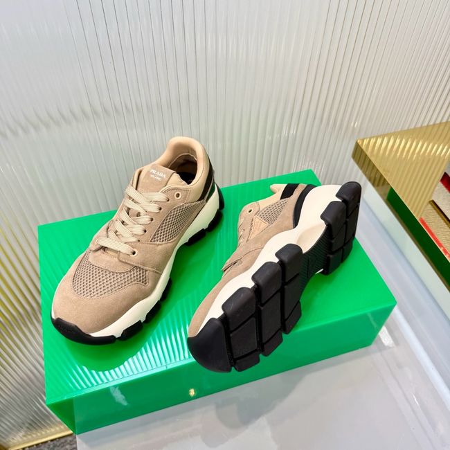 Prada Mesh fabric and suede sneakers 1E506O-3